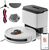 Product image for: ROIDMI Eve CC Robot aspirateur avec Fonction d'essuyage, Navigation Laser 4000Pa - Réservoir Automatique de 2,5 l - Aspirateur 3 en 1 - Idéal pour Poils d'animaux, Tapis, sols durs